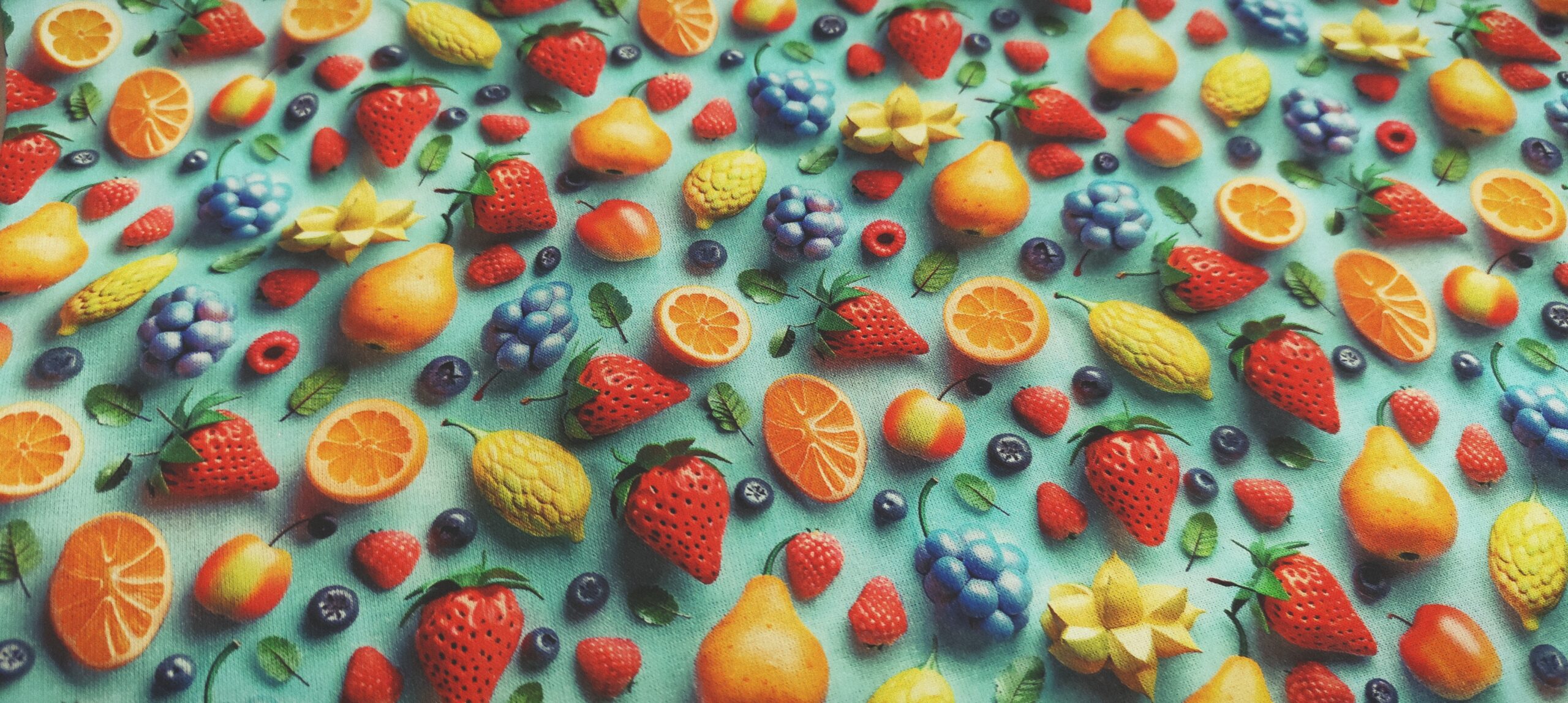 ALGODON 3D FRUTAS