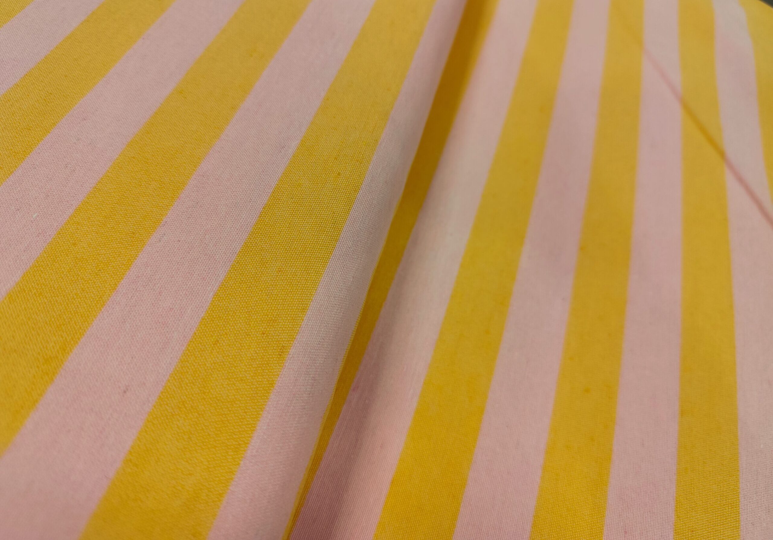 LONETA RAYAS MAGLIA AMARILLO/ROSA