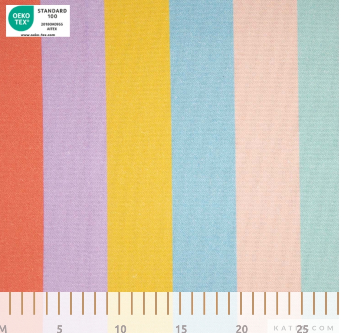 LONETA CANVAS PASTEL STRIPES