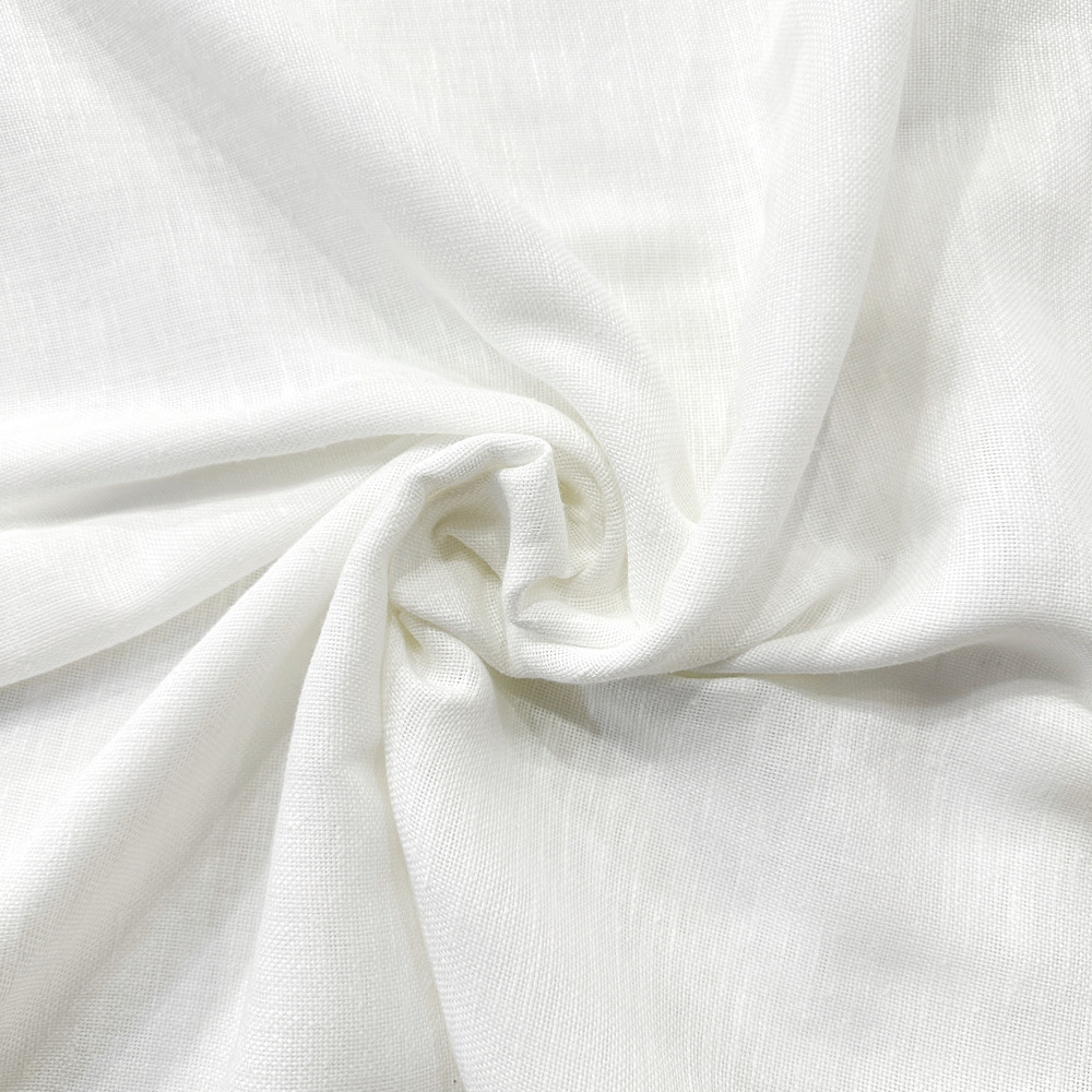 TEJIDO VISILLO LISO SEMIHILO 30%LINO NATURAL