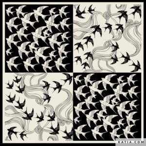 PAÑUELO SW SARGA FLYING DREAMS SQUARE