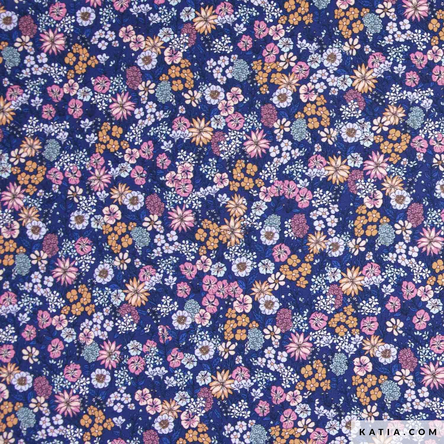 TELA POPELIN ESTAMPADO ECUADORIAN FLOWERS