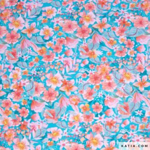 TELA POPELIN ESTAMPADO DARWIN FLORA