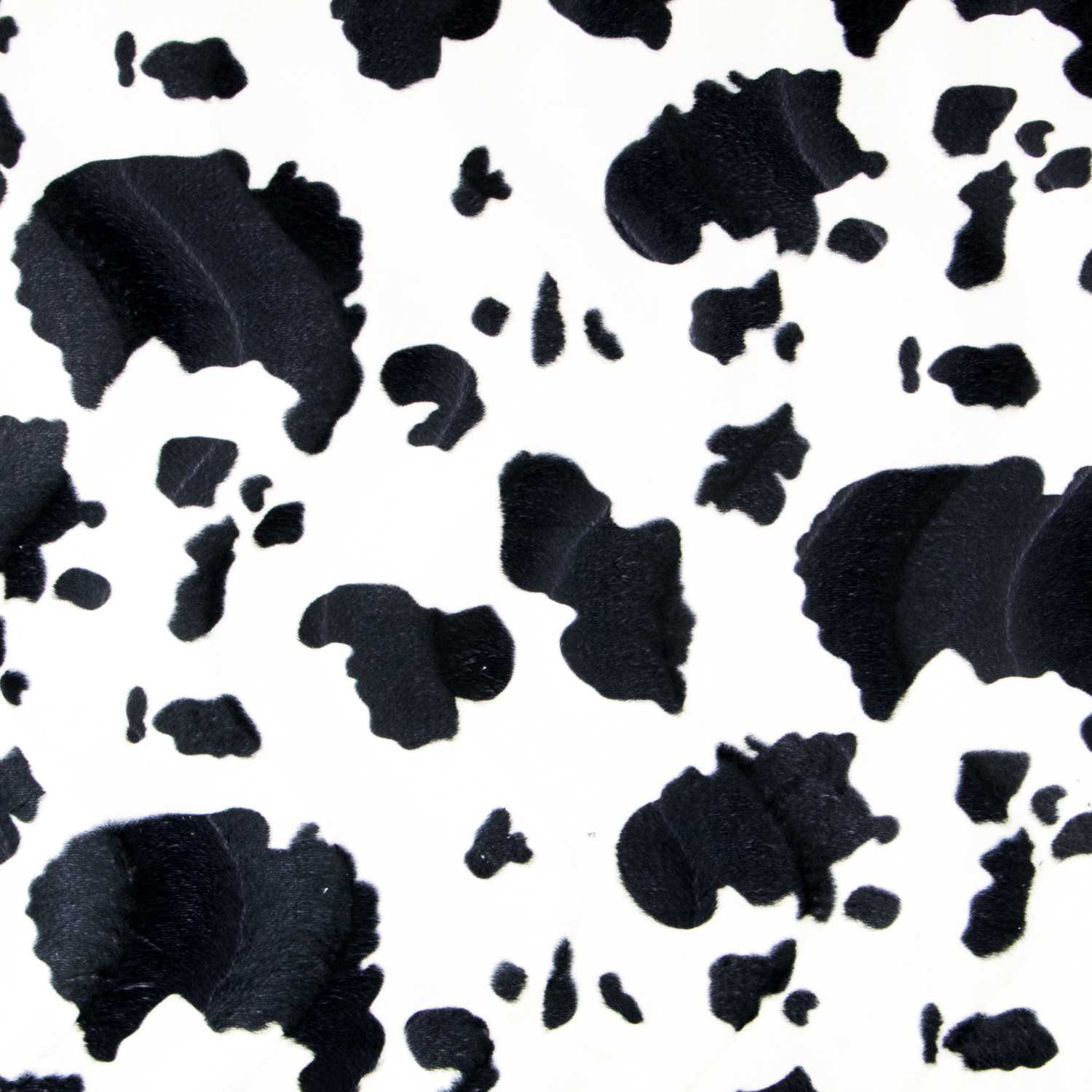 PELO DE VACA BLANCO/NEGRO