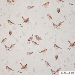 POPELIN DE ALGODON LITTLE BIRDS