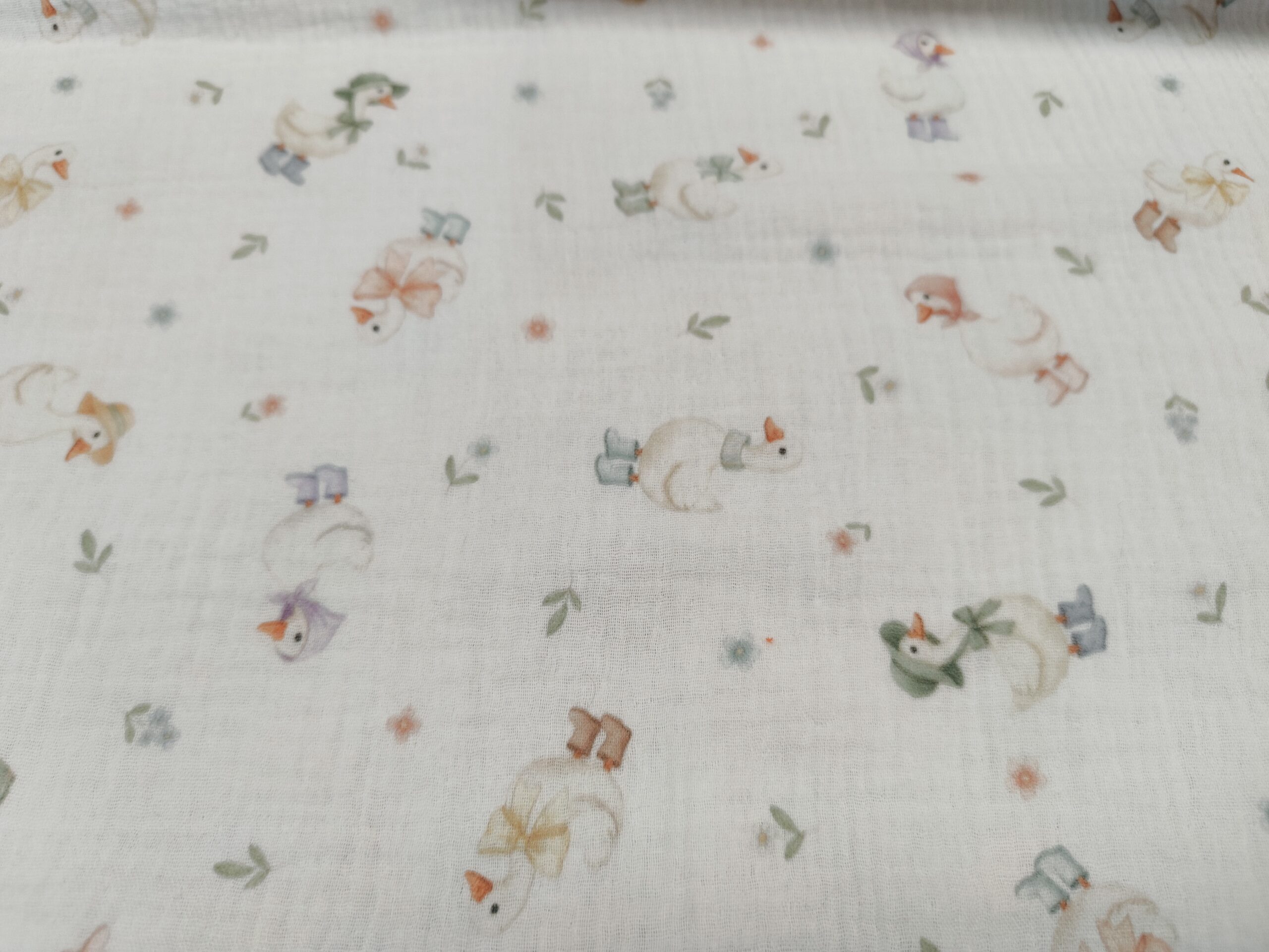 MUSELINA ESTAMPADA OCAS