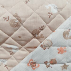 ACOLCHADO BALLENAS SALMON