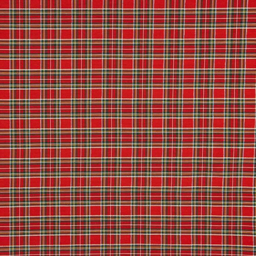 LONETA TARTAN ROJO CUADRO MINI